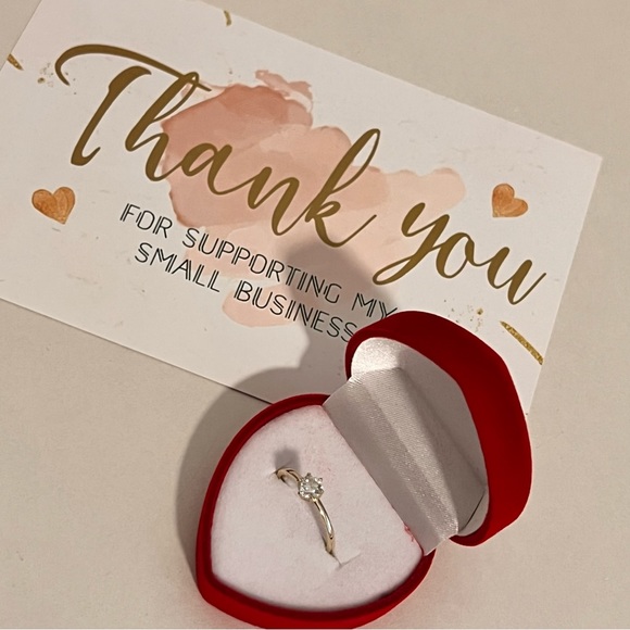 Bloomingdale's Jewelry - 💍 Certified 1/2 Ct Gold plated s925 Moissanite Ring For Engagement/Wedding ✨